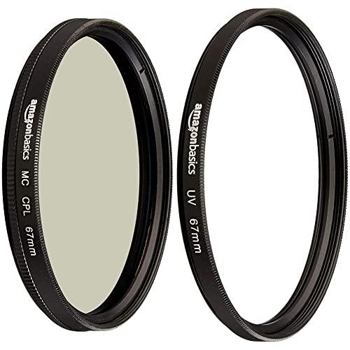 Amazon Basics UV-Sperrfilter - 67mm & Zirkularer Polarisationsfilter - 67mm Amazon Basics UV-Sperrfilter - 67mm & Zirkularer Polarisationsfilter - 67mm von Amazon Basics