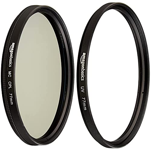 Amazon Basics UV-Sperrfilter - 77mm & Zirkularer Polarisationsfilter - 77mm Amazon Basics UV-Sperrfilter - 77mm & Zirkularer Polarisationsfilter - 77mm von Amazon Basics