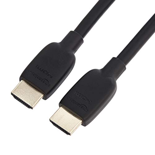 Amazon Basics HDMI-Kabel, 48 Gbit/s, zertifiziert, Ultra-High-Speed, 8K bei 60 Hz, 4K bei 120 Hz, vergoldete Stecker, Ethernet-fähig, 1.8 m, Schwarz Amazon Basics HDMI-Kabel, 48 Gbit/s, zertifiziert, Ultra-High-Speed, 8K bei 60 Hz, 4K bei 120 Hz, vergoldete Stecker, Ethernet-fähig, 1.8 m, Schwarz von Amazon Basics