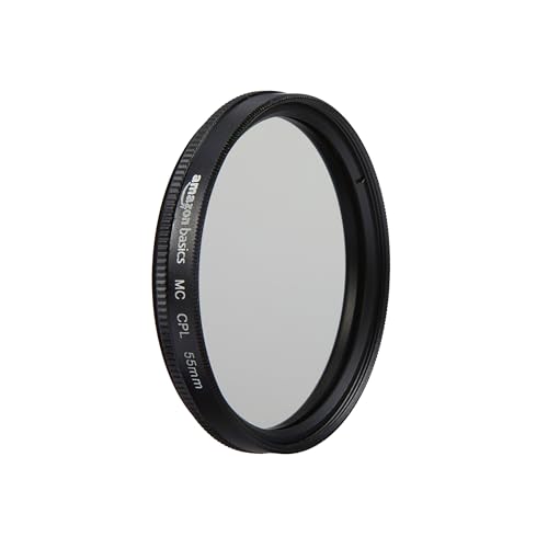Amazon Basics 55 mm Circular Polarisations-Schutzfilter für tiefere Farben, Reduzierung von Blendung und Reflexionen, Mehrfach beschichtet, schützt vor Staub, Schmutz und Kratzern Amazon Basics 55 mm Circular Polarisations-Schutzfilter für tiefere Farben, Reduzierung von Blendung und Reflexionen, Mehrfach beschichtet, schützt vor Staub, Schmutz und Kratzern von Amazon Basics