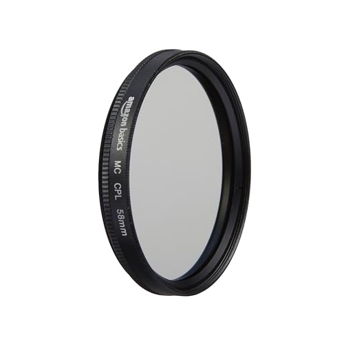 Amazon Basics 58 mm Circular Polarisations-Schutzfilter für tiefere Farben, Reduzierung von Blendung und Reflexionen, Mehrfach beschichtet, schützt vor Staub, Schmutz und Kratzern Amazon Basics 58 mm Circular Polarisations-Schutzfilter für tiefere Farben, Reduzierung von Blendung und Reflexionen, Mehrfach beschichtet, schützt vor Staub, Schmutz und Kratzern von Amazon Basics