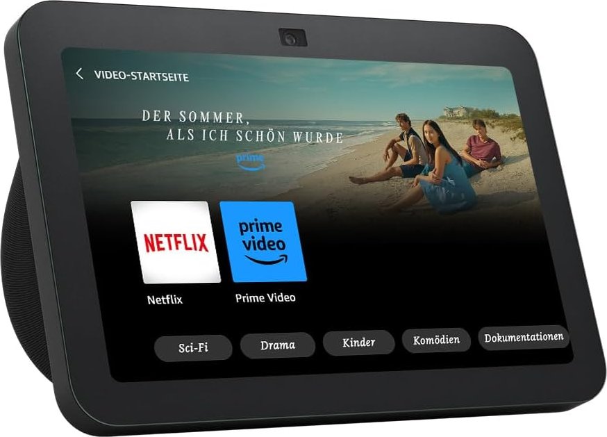 Amazon B0BLS3B3QL - Amazon Alexa - Rechteck - Anthrazit - Deutsch - Englisch - Spanisch - Französisch - Italienisch - Android - Fire OS - iOS - 20,3 cm (8) (B0BLS3B3QL) von Amazon