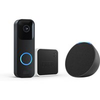 Amazon Blink Video Doorbell mit Sync-Modul 2 + Echo Pop von Amazon