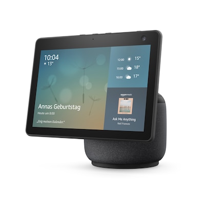 Amazon Echo Show 10 (3. Gen) Alexa Smart Display mit Bewegungsfunktion Anthrazit von Amazon