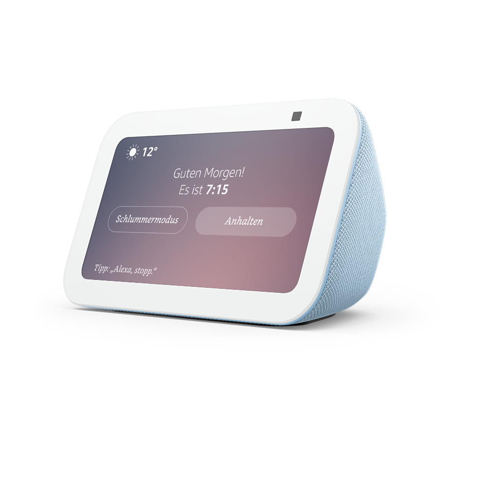 Amazon Echo Show 5 (3. Gen. 2023), blau Kompakter smarter Touchscreen mit Alexa zum Steuern deines Smart Homes und mehr von Amazon