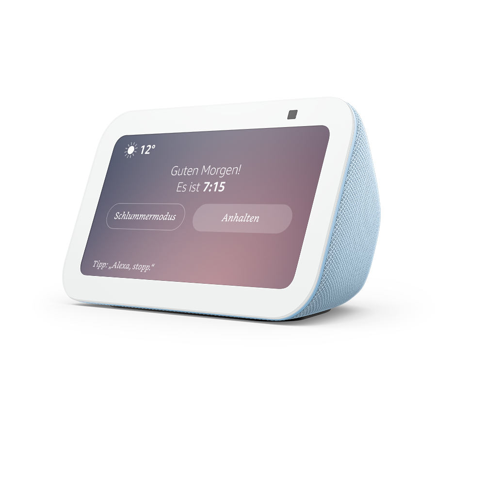 Amazon Echo Show 5 (3. Generation, 2023) blau - Der neue Echo Show 5 (3. Gen.) | Kompakter smarter Touchscreen mit Alexa zum Steuern deines Smart Home von Amazon