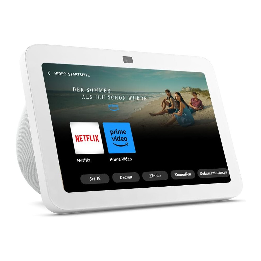 Amazon Echo Show 8 (3. Gen., 2023) | Weiß - Smarter HD-Touchscreen mit 3D-Audio, Smart-Home-Hub und Alexa von Amazon