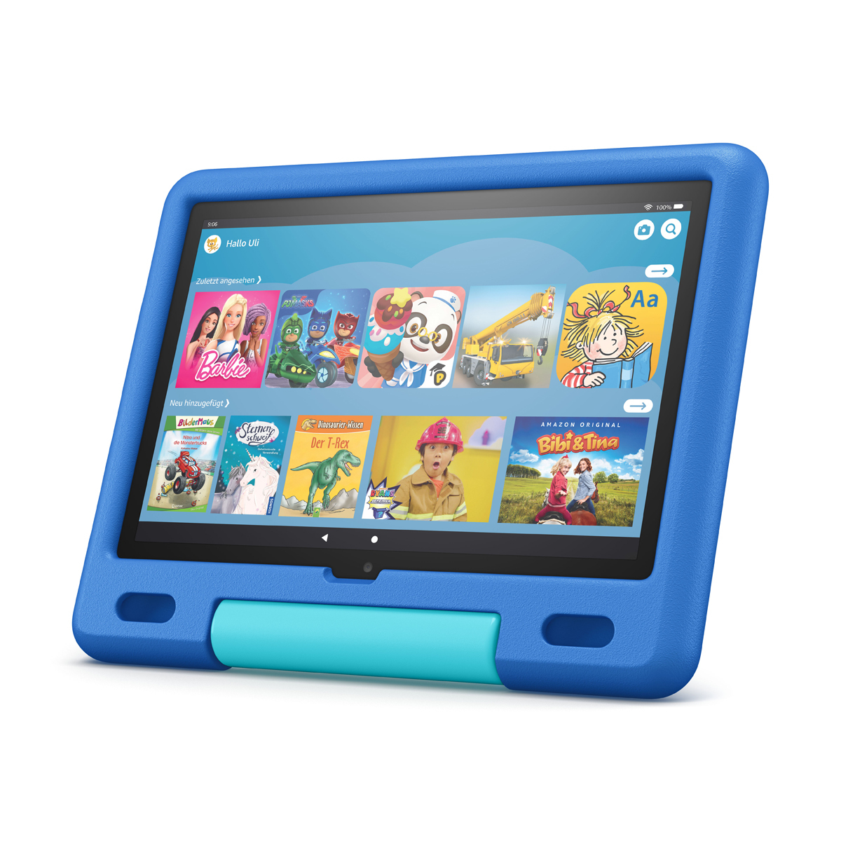Amazon Fire HD 10 Kids-Tablet (2021) 25,6cm (10,1") Full-HD Display, 32 GB Speicher, Himmelblau von Amazon