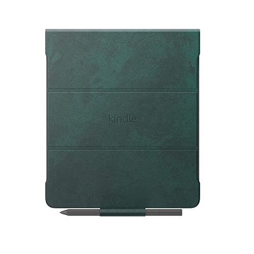 Amazon Kindle Scribe-Premium-Klapphülle mit magnetischer Befestigung | schlankes, leichtes Design |(nur geeignet für Amazon Kindle Scribe), Leder, grün von Amazon