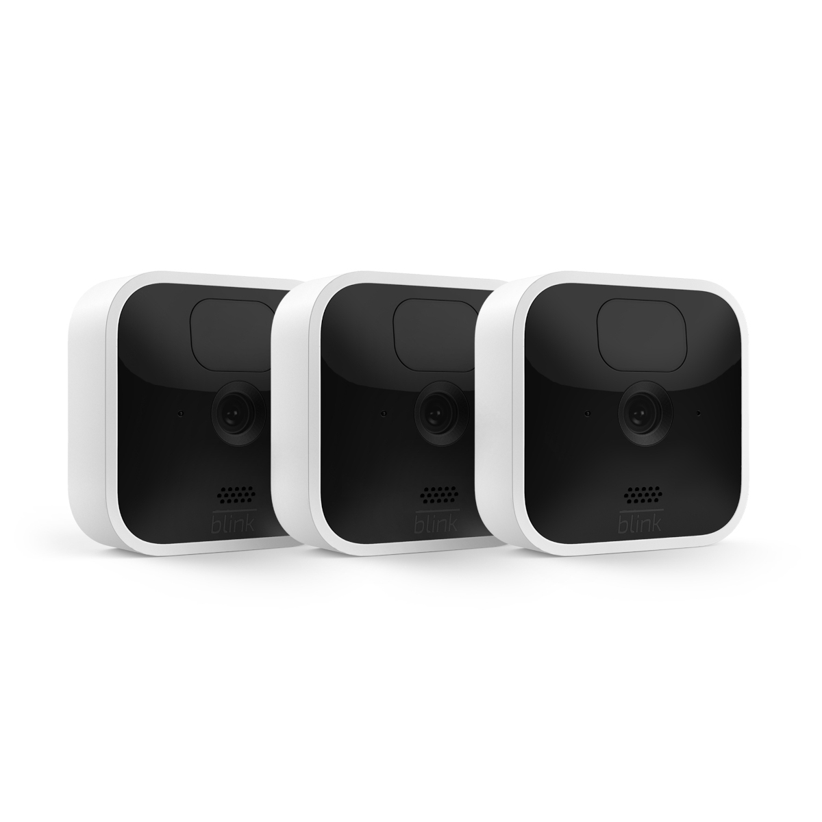 Blink Indoor 3-Kamera-System [Full-HD, W-LAN, Indoor, Nachtsicht, 2-Wege Audio] von Amazon