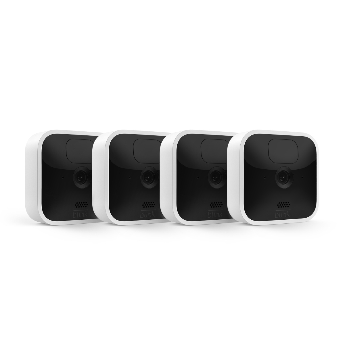 Blink Indoor 4-Kamera-System [Full-HD, W-LAN, Indoor, Nachtsicht, 2-Wege Audio] von Amazon