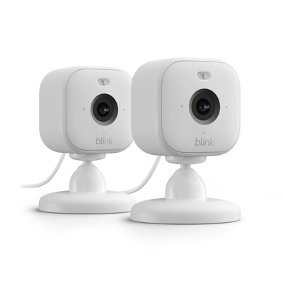 Blink Mini 2 - 2x smarte Plug-in-Sicherheitskameras mit HD-Nachtsicht, weiß Blink Mini 2 - 2x smarte Plug-in-Sicherheitskameras mit HD-Nachtsicht, weiß von Amazon
