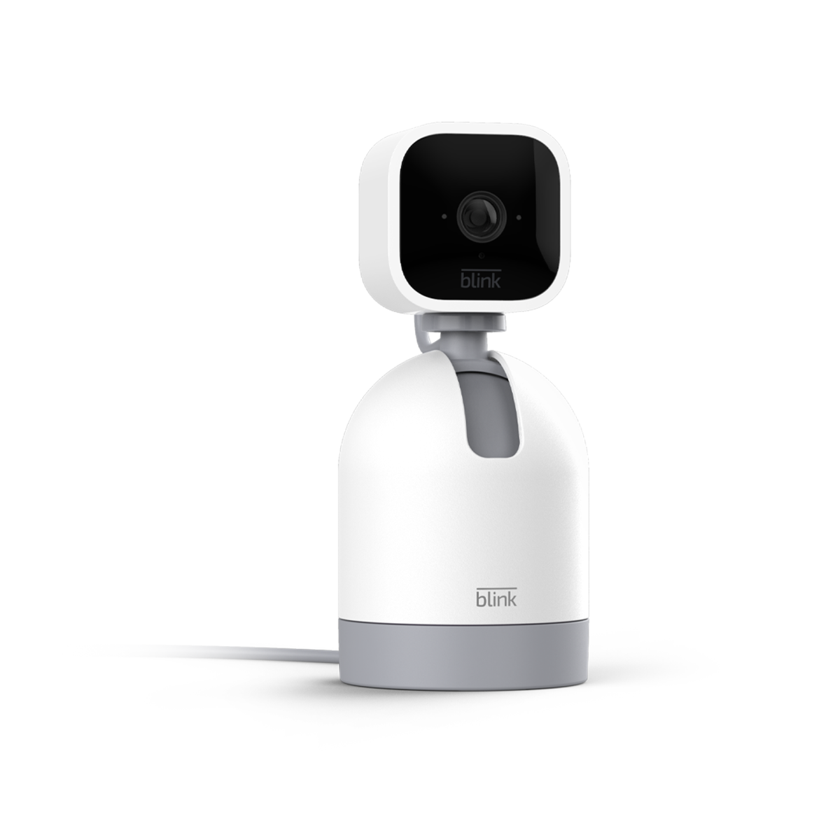 Blink Mini Pan-Tilt Kamera weiß [bewegliche Pug-in-Sicherheitskamera für den Innenbereich, mit Zwei-Wege-Audio, HD-Video] von Amazon