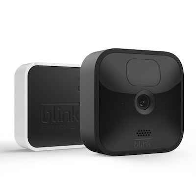 Blink Outdoor 1 System HD-Sicherheitskamera Überwachungskamera mit Sync Module von Amazon