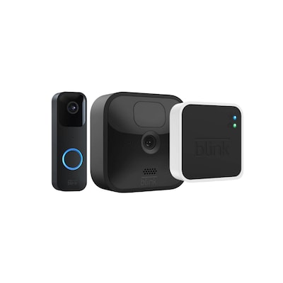 Blink Outdoor 1 Überwachungskamera mit Sync Module + Blink Doorbell von Amazon