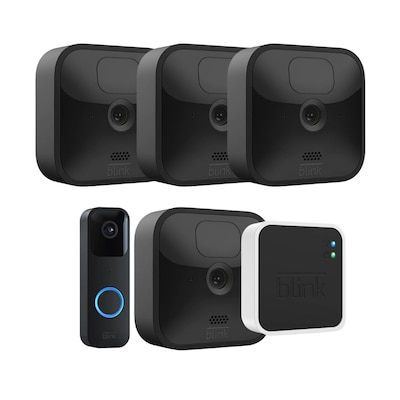 Blink Outdoor 4 Überwachungskamera mit Sync Module + Blink Doorbell von Amazon
