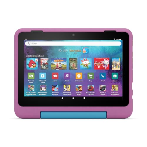 Das neue Kindgerechte Hülle von Amazon für das Fire HD 8-Tablet (nur für Tablets der 12. Generation geeignet), Löwen-Design von Amazon