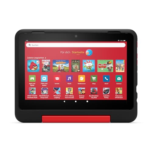 Das neue Kindgerechte Hülle von Amazon für das Fire HD 8-Tablet (nur für Tablets der 12. Generation geeignet), Marvel-Avengers-Design von Amazon