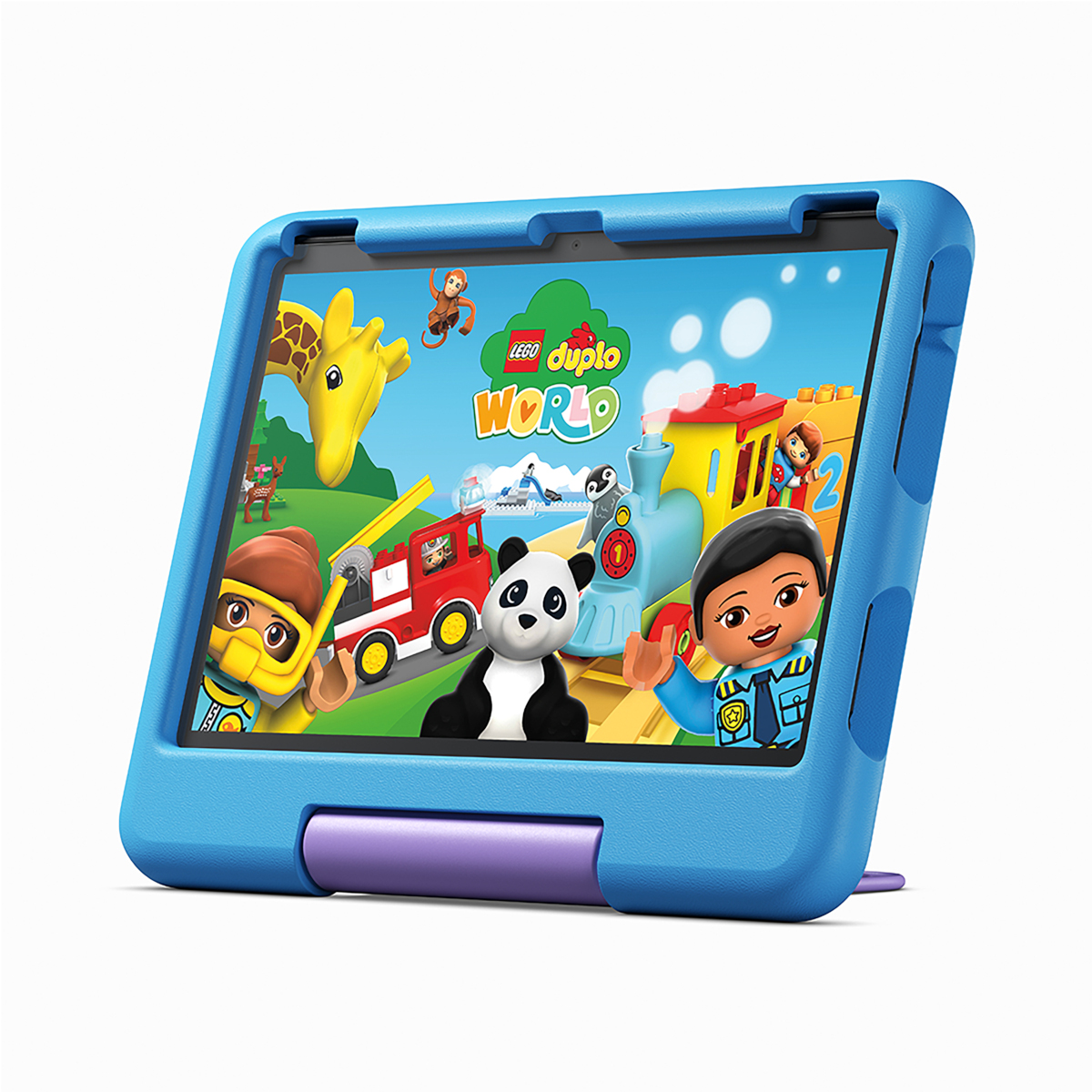 **EOL** Amazon Fire HD 10 Kids-Tablet (2023), blau für Kinder ab dem Vorschulalter, Mit brillantem 10-Zoll-Display, Kindersicherung und 2 Jahren Sorgl von Amazon