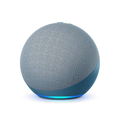 Echo (4. Gen.) | Smarter WLAN- und Bluetooth-Lautsprecher mit Dolby-Audio, Smart-Home-Hub und Alexa | Blaugrau von Amazon