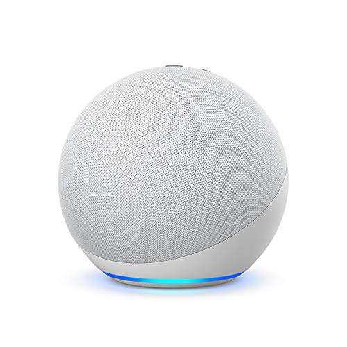 Echo (4. Generation, 2020) | Mit herausragendem Klang, Smart Home-Hub und Alexa | Weiß, Zertifiziert und generalüberholt von Amazon