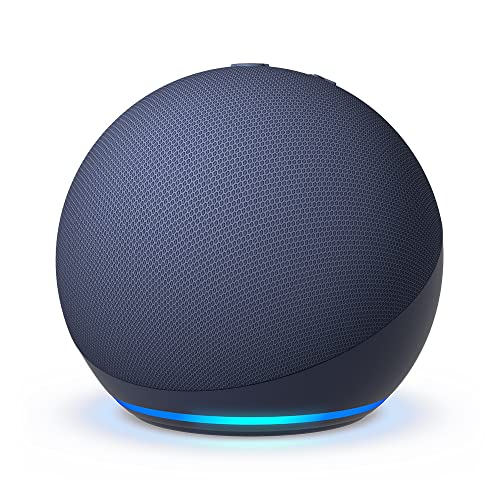 Echo Dot (5. Gen., 2022) | Smarter WLAN- und Bluetooth-Lautsprecher mit Alexa und gigantischem, sattem Klang | Tiefseeblau von Amazon