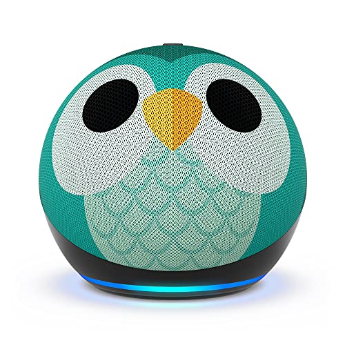 Echo Dot (Neueste Generation) Kids | Smarter WLAN- und Bluetooth-Lautsprecher mit Alexa | 1 Jahr Amazon Kids+ Inhalte inklusive | Eulen-Design von Amazon