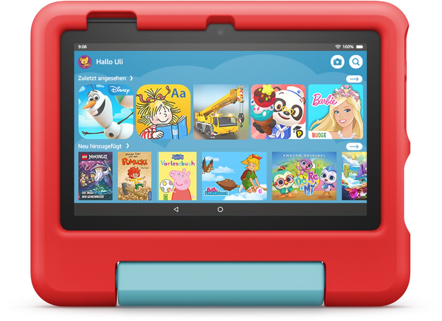 Fire 7 Kids Edition (16GB) Tablet schwarz/rot von Amazon