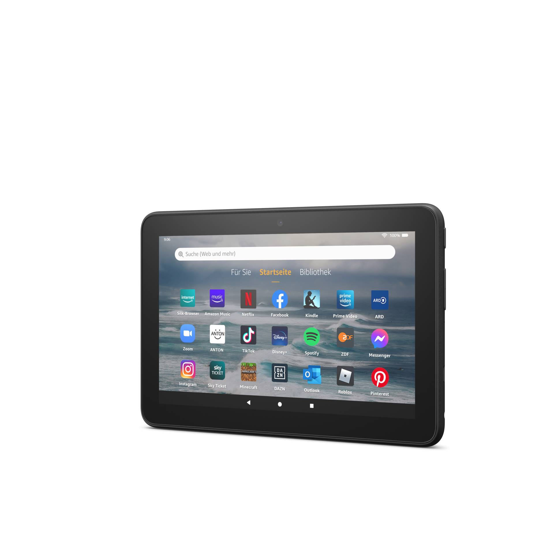 Fire 7-Tablet, 7-Zoll-Display, 16 GB (2022), schwarz von Amazon