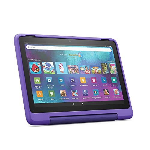 Fire HD 10 Kids Pro-Tablet | Ab dem Grundschulalter | 25,6 cm (10,1 Zoll) großer Full-HD-Bildschirm (1080p), 32 GB, kindgerechte Hülle mit „Graffiti“-Design. von Amazon
