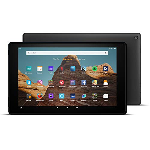 Fire HD 10-Tablet│10,1 Zoll großes Full HD-Display (1080p), 32 GB, Schwarz, Ohne Werbung (vorherige Generation – 9.) von Amazon