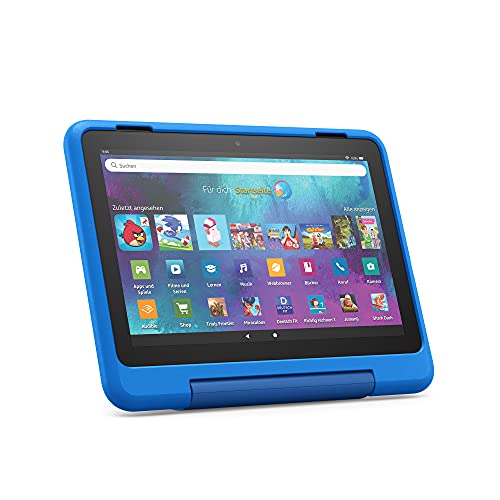 Fire HD 8 Kids Pro-Tablet | Ab dem Grundschulalter | 20,3 cm großer Bildschirm (8 Zoll), 32 GB, kindgerechte Hülle mit „Raumschiffe“-Design (2020). von Amazon