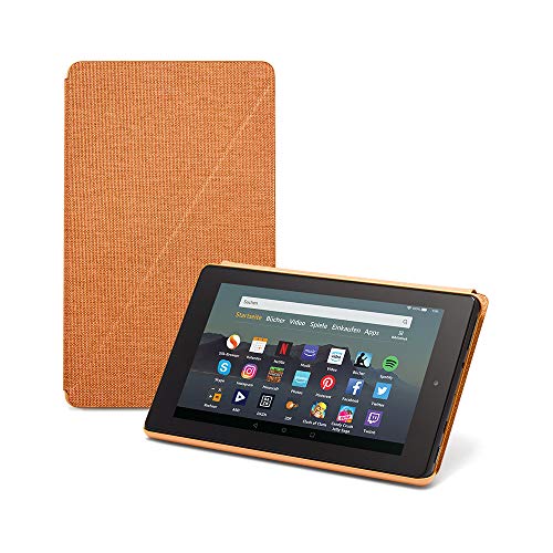 Hülle für Fire 7-Tablet, kompatibel mit der 9. Generation (2019), Orange von Amazon