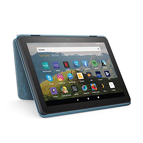 Hülle für Fire HD 8-Tablet | Kompatibel mit der 10. Generation (2020), Dunkelblau von Amazon