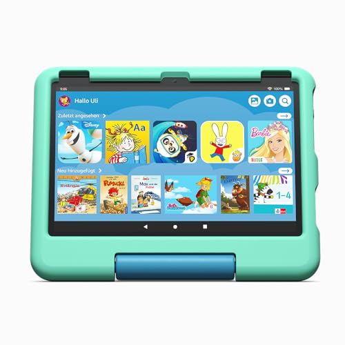 Kindgerechte Hülle von Amazon für das Fire HD 10-Tablet, grün | Für Kinder von 3–7 Jahren | Nur kompatibel mit Tablets der 13. Generation (2023) von Amazon