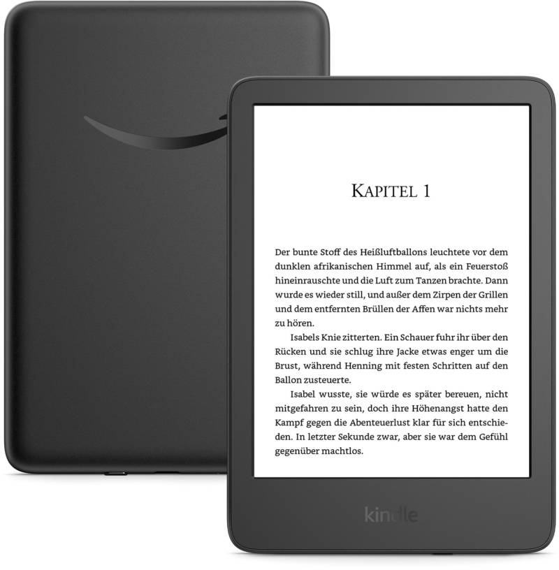 Kindle (16GB) E-Book Reader mit Spezialangeboten schwarz von Amazon