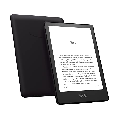 Kindle Paperwhite Signature Edition (32 GB) – Mit 6,8 Zoll (17,3 cm) großem Display, kabelloser Ladefunktion und Frontlicht mit automatischer Anpassung – ohne Werbung - Schwarz von Amazon