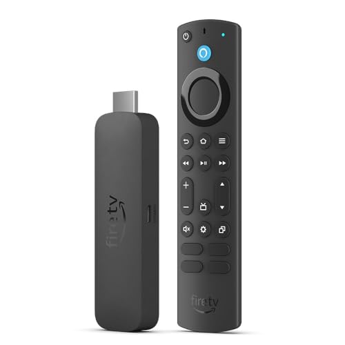 Zertifiziert und generalüberholt Amazon Fire TV Stick 4K Max, unterstützt Streaming über Wi-Fi 6E, Ambient-TV. von Amazon