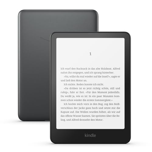 Zertifiziert und generalüberholt Amazon Kindle Paperwhite Signature Edition(32 GB)-Unser schnellster Kindle,mit Frontlicht mit automatischer Anpassung,kabellosem Aufladen und wochenlanger Akkulaufzeit von Amazon