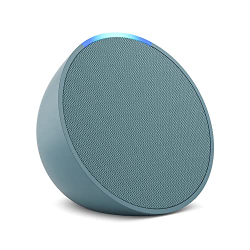 Zertifiziert und generalüberholt Echo Pop | Kompakter und smarter Bluetooth-Lautsprecher mit vollem Klang und Alexa | Blaugrün von Amazon