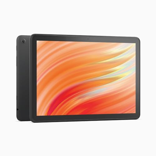 Zertifiziert und generalüberholt Fire HD 10-Tablet 2023, brillantes 10,1-Zoll-Full-HD-Display, Octa-Core-Prozessor, 3 GB RAM, bis zu 13 Stunden Akkulaufzeit, 64 GB, schwarz, mit Werbung von Amazon