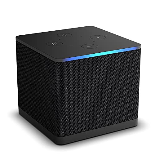 Zertifiziert und generalüberholt Amazon Fire TV Cube | Streaming-Mediaplayer mit Sprachsteuerung mit Alexa, Wi-Fi 6E, 4K Ultra HD von Amazon
