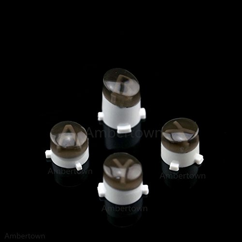 Bullet Buttons ABXY Mod Kit Hebel Joystick für Xbox One S Slim Elite Controll Ersatz (Clear Gray) von Perfect Part