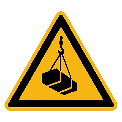 Aufkleber Gefahr Warnung NF ISO 7010 - Selbstklebende Plastifizierte Dreiecksplatte Wasser- und UV-beständig - Schwebende Lasten - 60x60 cm Aufkleber Gefahr Warnung NF ISO 7010 - Selbstklebende Plastifizierte Dreiecksplatte Wasser- und UV-beständig - Schwebende Lasten - 60x60 cm von Ambiance Sticker