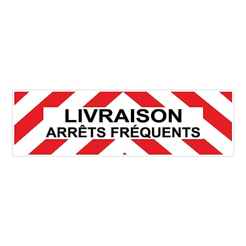 Vinyl-Aufkleber, wasserfest, UV-Schutz, selbstklebend, laminiert, laminiert, wasserfest und UV-beständig, Lieferung mit häufigen Stopps, H 7,5 x L 25 cm Vinyl-Aufkleber, wasserfest, UV-Schutz, selbstklebend, laminiert, laminiert, wasserfest und UV-beständig, Lieferung mit häufigen Stopps, H 7,5 x L 25 cm von Ambiance Sticker