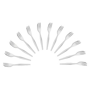 12 Amefa Kuchengabeln Scandinave silber poliert von Amefa