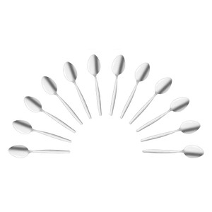 12 Amefa Löffel Scandinave silber poliert von Amefa