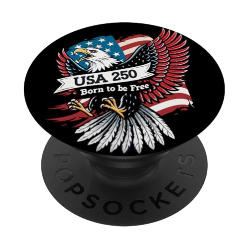 4. Juli 2026 - Stolzer Amerikaner - 250 USA Eagle PopSockets Klebender PopGrip 4. Juli 2026 - Stolzer Amerikaner - 250 USA Eagle PopSockets Klebender PopGrip von America's 250th Birthday 4th of July 1776-2026