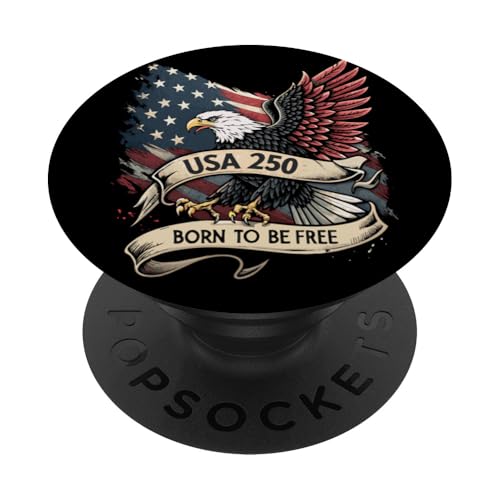 Freedom & Liberty 250 Jahre Unabhängigkeit der USA PopSockets Klebender PopGrip Freedom & Liberty 250 Jahre Unabhängigkeit der USA PopSockets Klebender PopGrip von America's 250th Birthday 4th of July 1776-2026