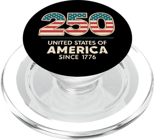 Patriotic USA Pride im Retro-Look zum 250-jährigen Jubiläum PopSockets PopGrip für MagSafe Patriotic USA Pride im Retro-Look zum 250-jährigen Jubiläum PopSockets PopGrip für MagSafe von America's 250th Birthday 4th of July 1776-2026